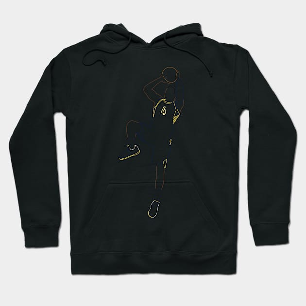 Victor Oladipo Fadeaway Neon Hoodie by xRatTrapTeesx